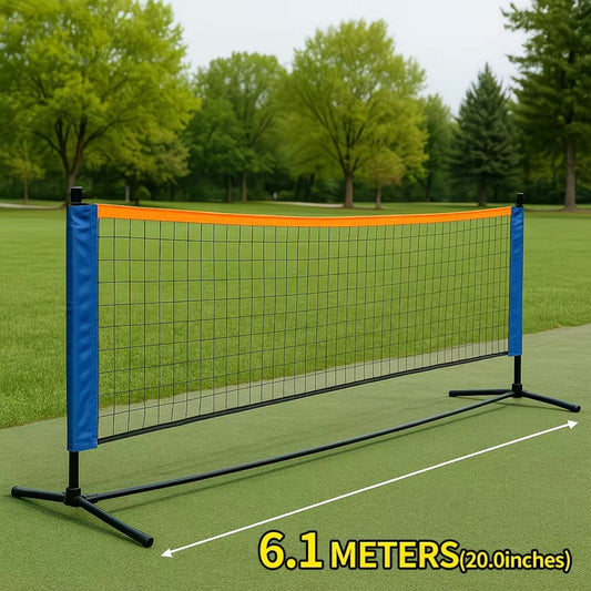 Portable Pickleball Net System – Multiple Sizes (7ft, 10ft, 13.5ft, 16.7ft, 20ft) for Indoor & Outdoor Play