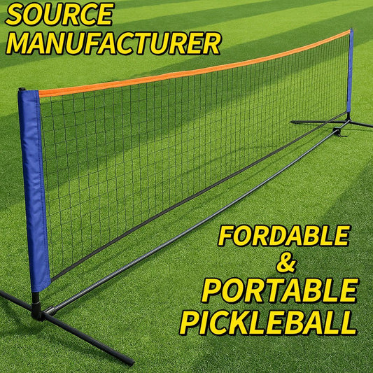 Portable Pickleball Net System – Multiple Sizes (7ft, 10ft, 13.5ft, 16.7ft, 20ft) for Indoor & Outdoor Play
