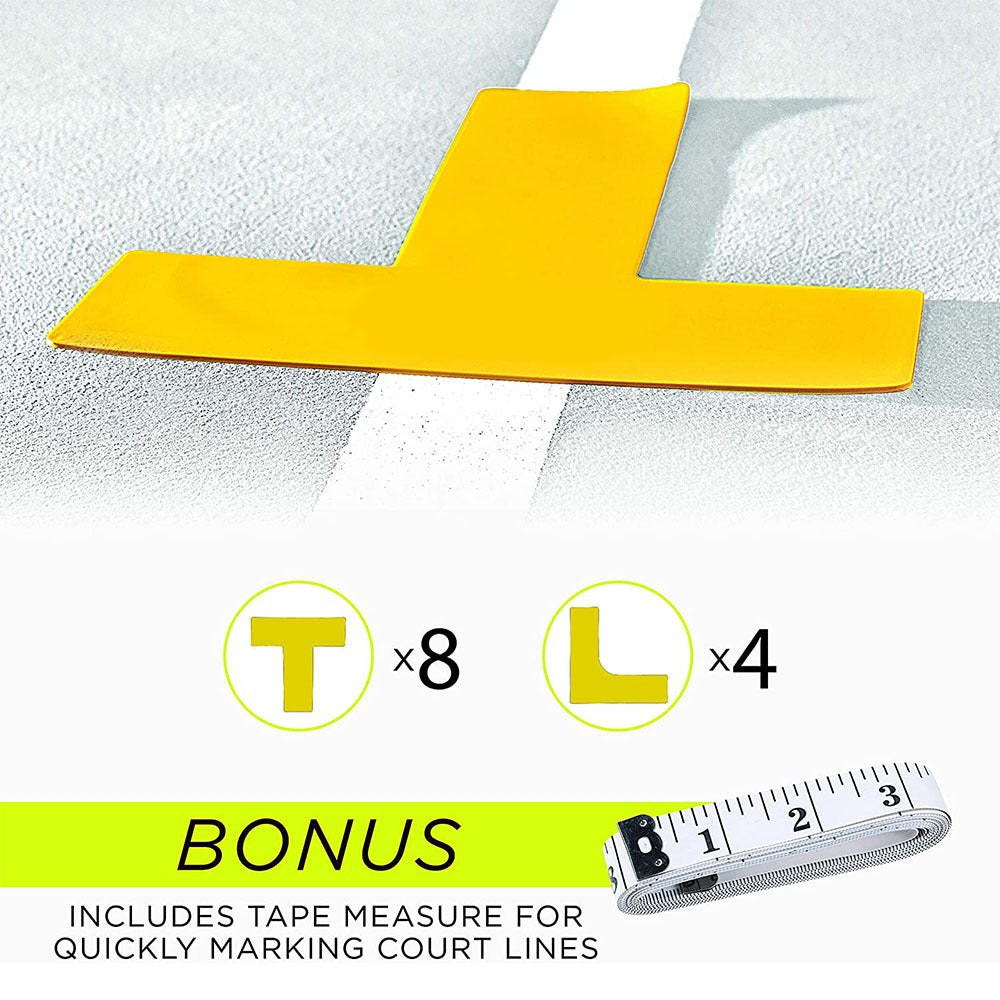 Pickleball Court Line Markers – Easy Setup Boundary Marker Set for Game Play