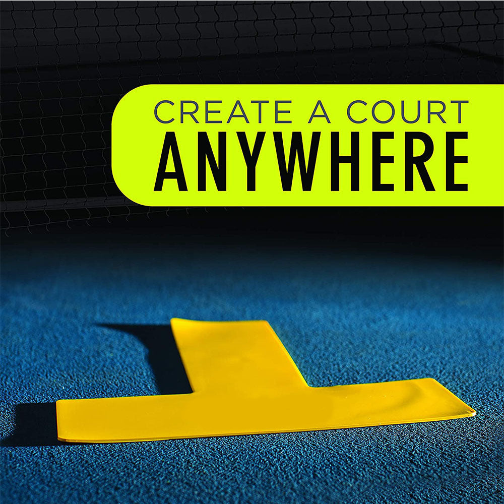 Pickleball Court Line Markers – Easy Setup Boundary Marker Set for Game Play